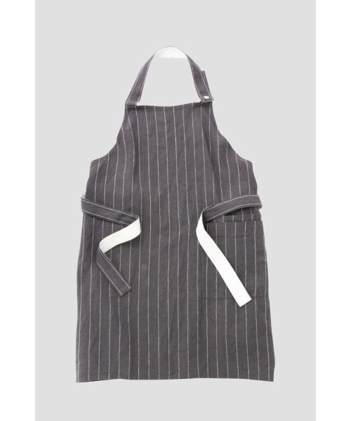 LINEN STRIPE APRON