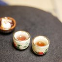 ほうじ茶　中サイズ（１杯）生成り色　ミニチュア