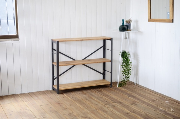 ANGLE RACK – 3shelves（OAK）/ 収納ラック・3段