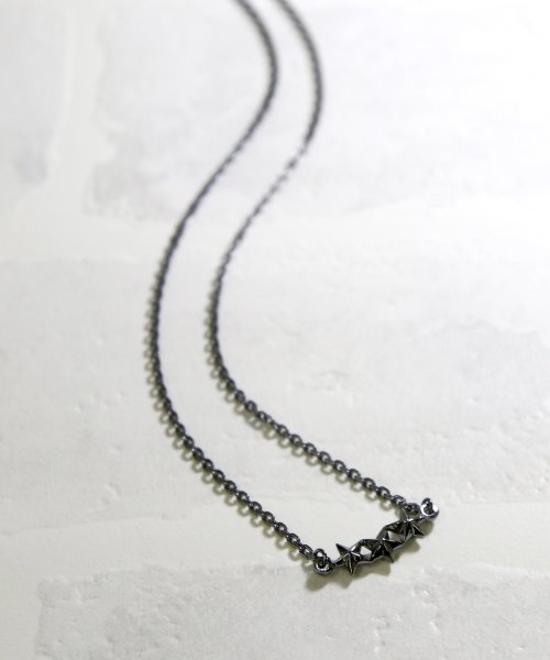 【YArKA/ヤーカ】silver925 star jewelry collecttion　3star simple necklace [chast4]/スター