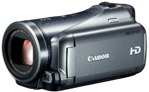 Canon デジタルビデオカメラ iVIS HF M41 シルバー IVISHFM41SL 光学10倍 光学式手ブレ補正 内蔵メモリー32GB【中古品】