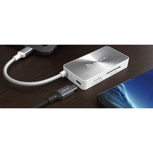 ADAM elements AAPADHPDC501SL USB Type-C コンボハブ (USB A x2／リーダーライター／PD) ADAM elements CASA Hub PDC501Silver