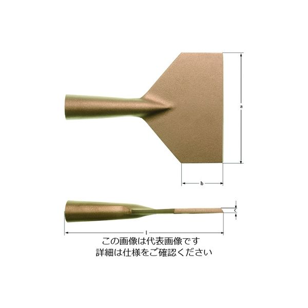 防爆スクレーパー柄なし