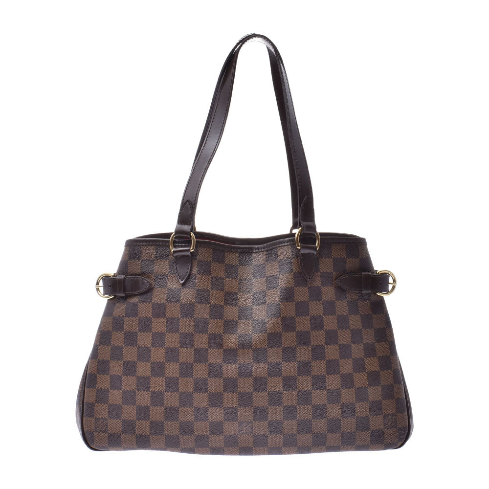 LOUIS VUITTON ルイヴィトン ダミエ バティニョールオリゾンタル SPオーダー ブラウン N48179 レディース ダミエキャンバス トートバッグ Bランク 中古 