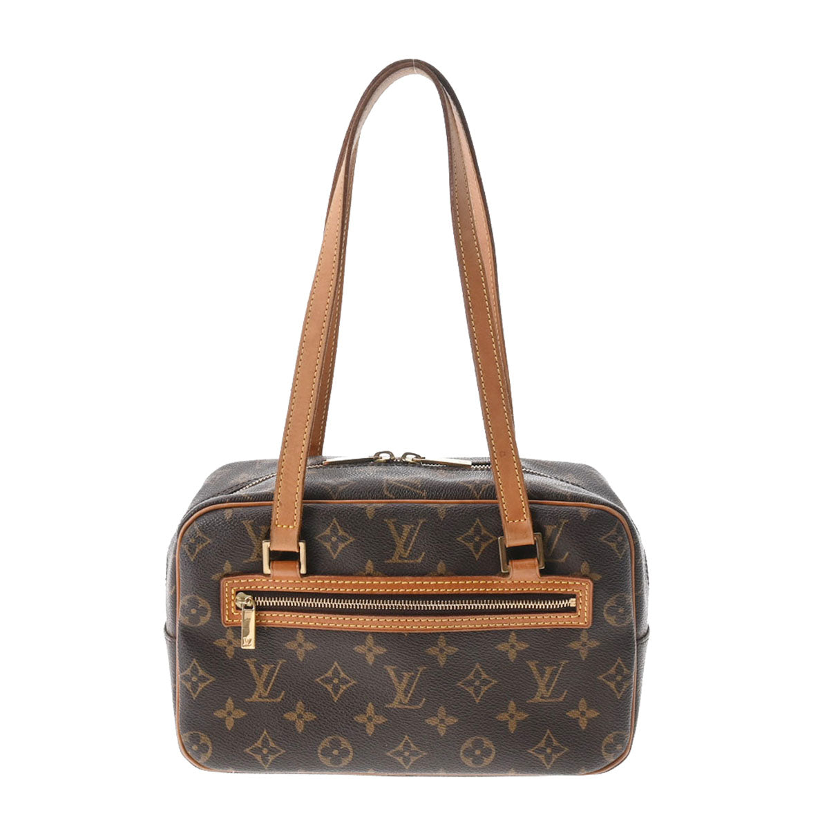 LOUIS VUITTON ルイヴィトン モノグラム シテMM ブラウン M51182 レディース モノグラムキャンバス ハンドバッグ Bランク 中古 