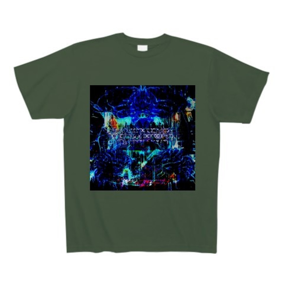 有効的異常症候群脳神経陸◆アート◆文字◆ロゴ◆ヘビーウェイト◆半袖◆Tシャツ◆アイビーグリーン◆各サイズ選択可