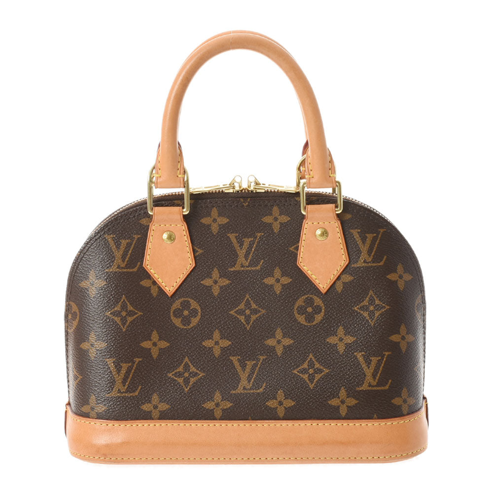 LOUIS VUITTON ルイヴィトン モノグラム アルマBB ブラウン M53152 レディース モノグラムキャンバス ハンドバッグ ABランク 中古 