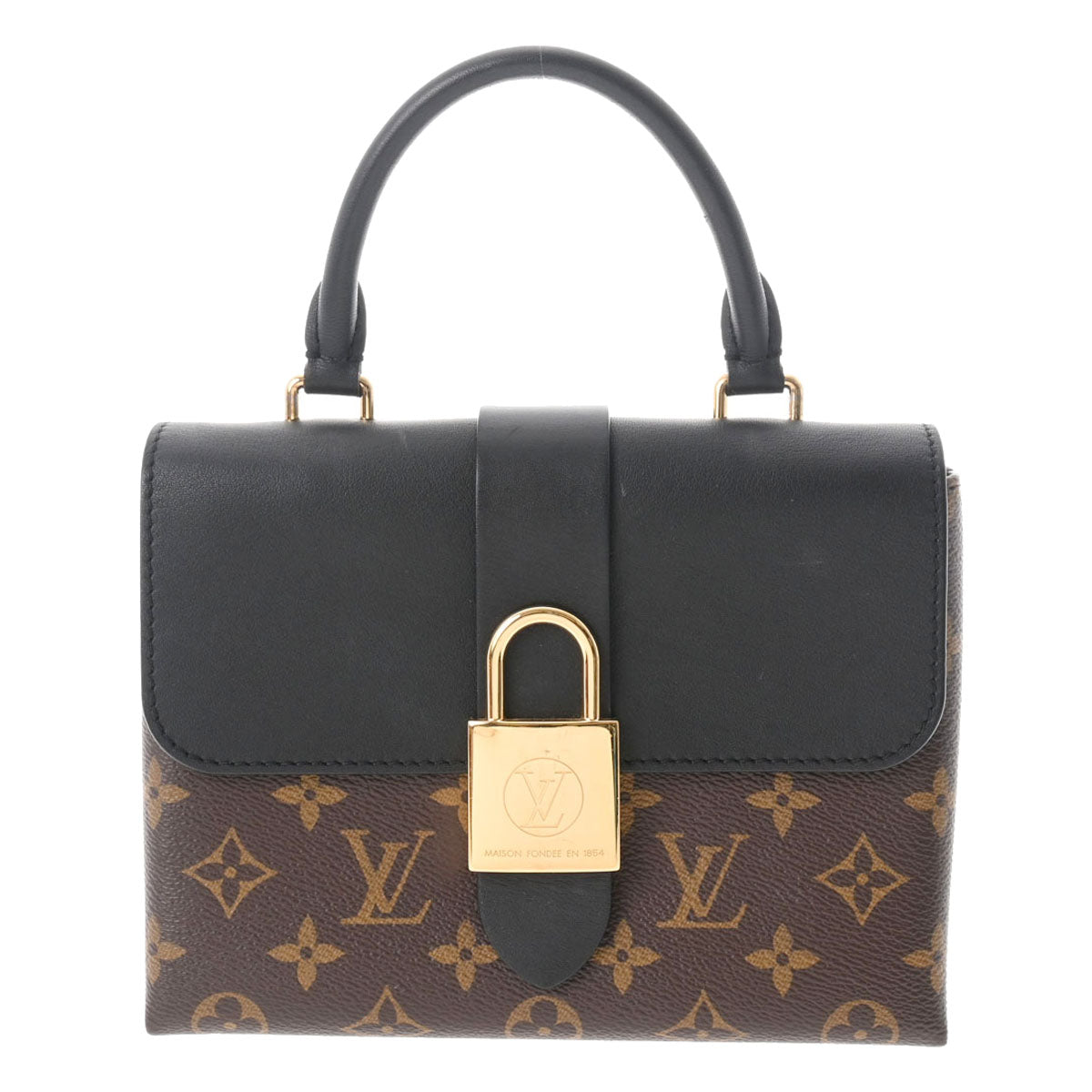 LOUIS VUITTON ルイヴィトン モノグラム ロッキーBB ノワール Ｍ44141 レディース モノグラムキャンバス 2WAYバッグ Aランク 中古 