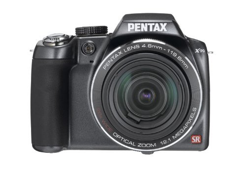 PENTAX デジタルカメラ X90 1200万画素 光学26倍ズーム 広角26mm 2.7型液晶 1cmマクロ 【!中古品!】