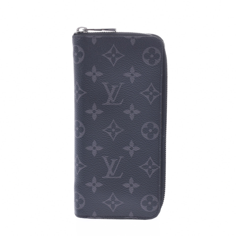 【コストコ お買い得】LOUIS VUITTON ルイヴィトン モノグラム エクリプス ジッピーウォレットヴェルティカル 黒/グレー M62295 メンズ モノグラムエクリプスキャンバス 長財布 ABランク 中古 _画像1