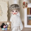 BJD 1/3 1/4  1/6人形 ドール用ウィッグ カツラ 耐熱 ハンドメイドzxww-303