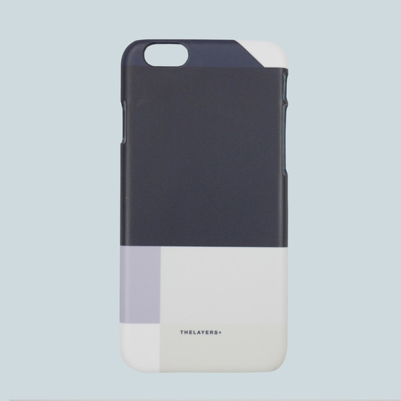 グラフィックプリント -  NAVY MONO iPhoneケース7電話ケース