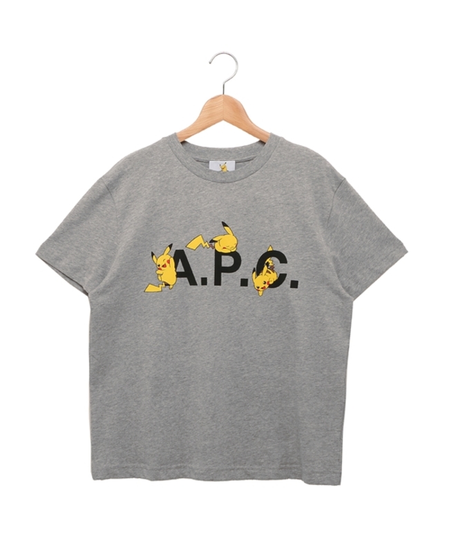 アーペーセー/アーペーセー Tシャツ カットソー ポケモン グレー レディース APC COEZB･･･