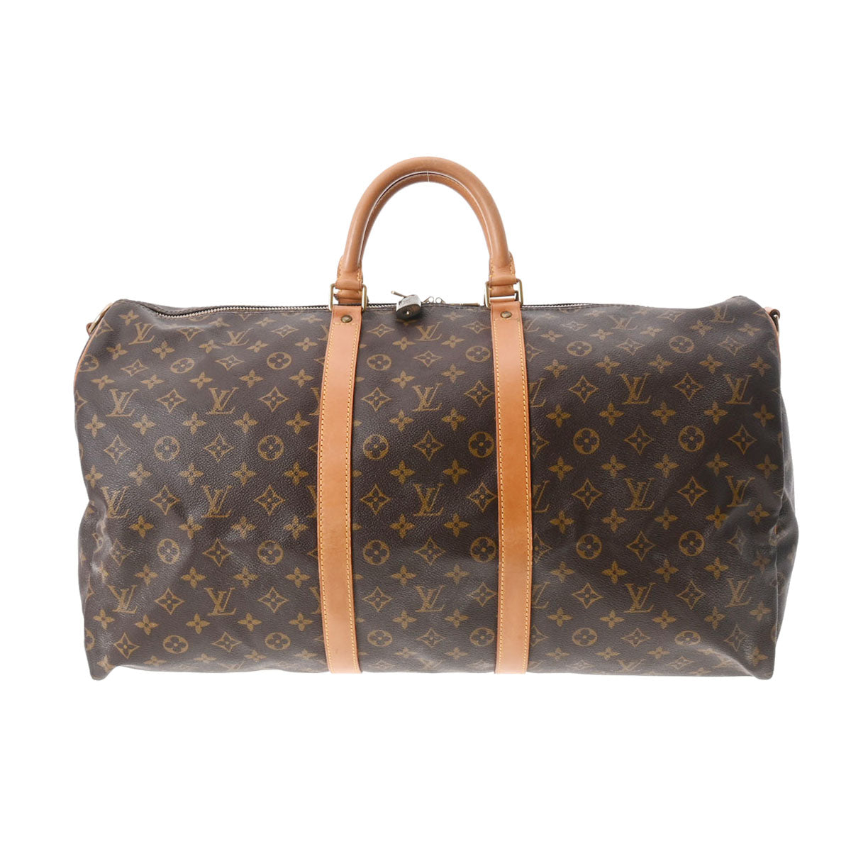 LOUIS VUITTON ルイヴィトン モノグラム キーポル バンドリエール 55 ブラウン M41414 ユニセックス モノグラムキャンバス ボストンバッグ Bランク 中古 