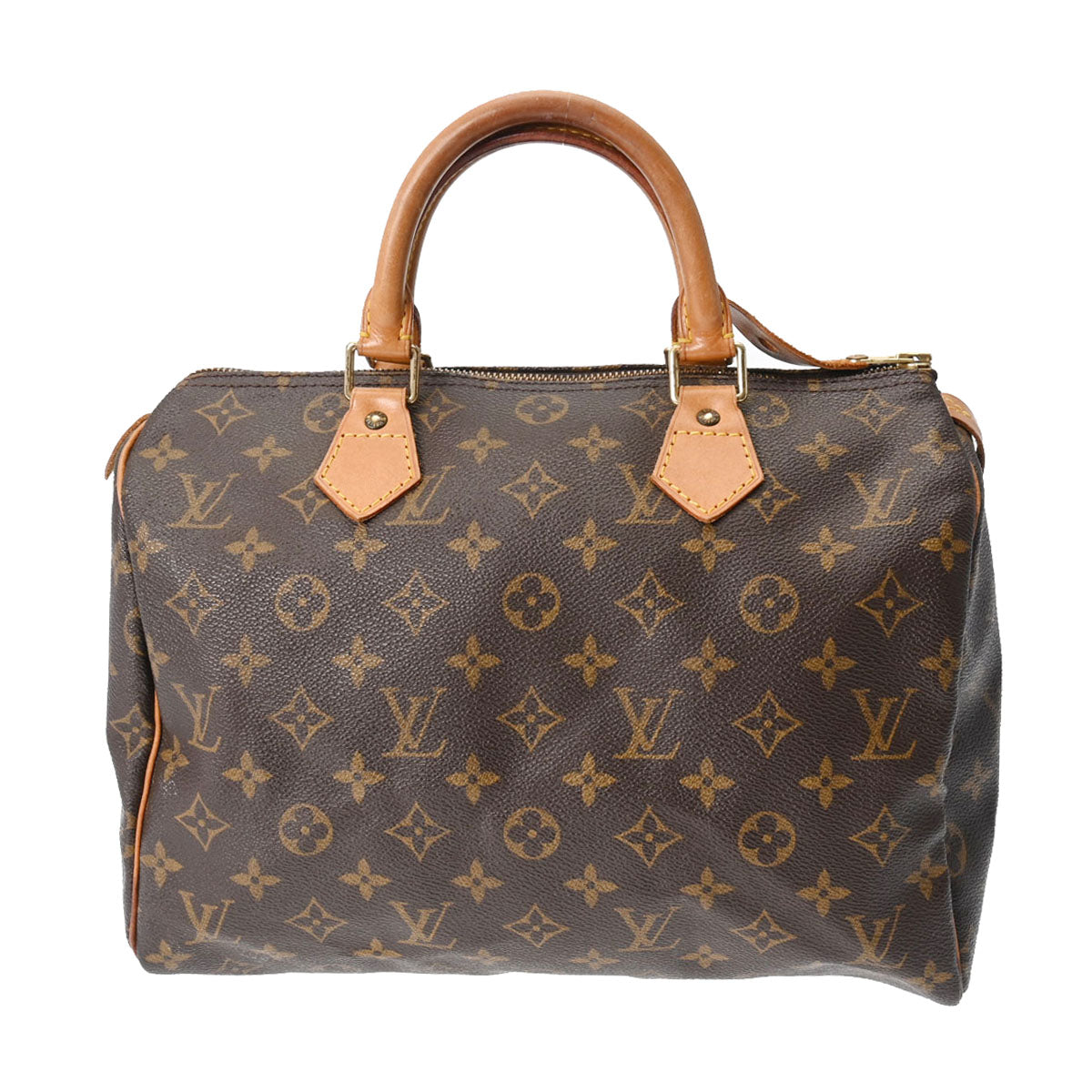 LOUIS VUITTON ルイヴィトン モノグラム スピーディ 30 ブラウン M41526 レディース モノグラムキャンバス ハンドバッグ Bランク 中古 