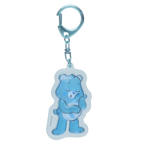 ケアベア キーリング ぷっくりったいキーホルダー ベッドタイムベア CareBears ケイカンパニー プレゼント キャラクター グッズ