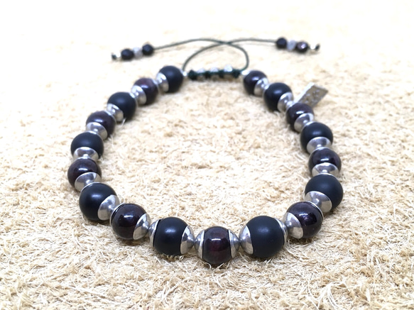 【BG】Natural stone bracelet 〈BG17B0020〉メンズブレスレット