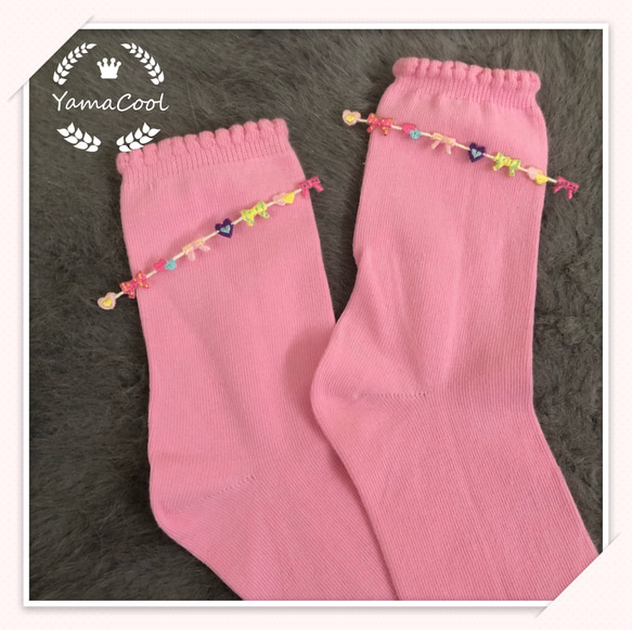 【B12】上質な刺繍アイロンワッペン  1枚分　縁飾り　★リボン