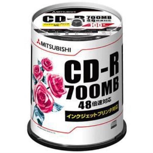 バーベイタム(Verbatim)SR80PP100 CD-R 1回記録用 700MB 48倍速 100枚