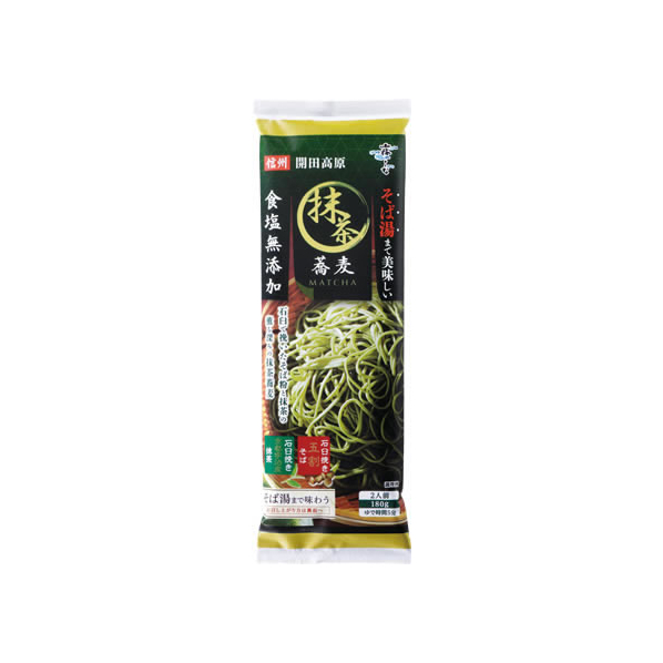 はくばく そば湯までおいしい蕎麦 抹茶 180g F049918-29259