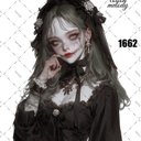 original sticker « no.1662 »     //     人物ステッカー オリジナルステッカー オリジナル人物ステッカー ステッカー cotton melody