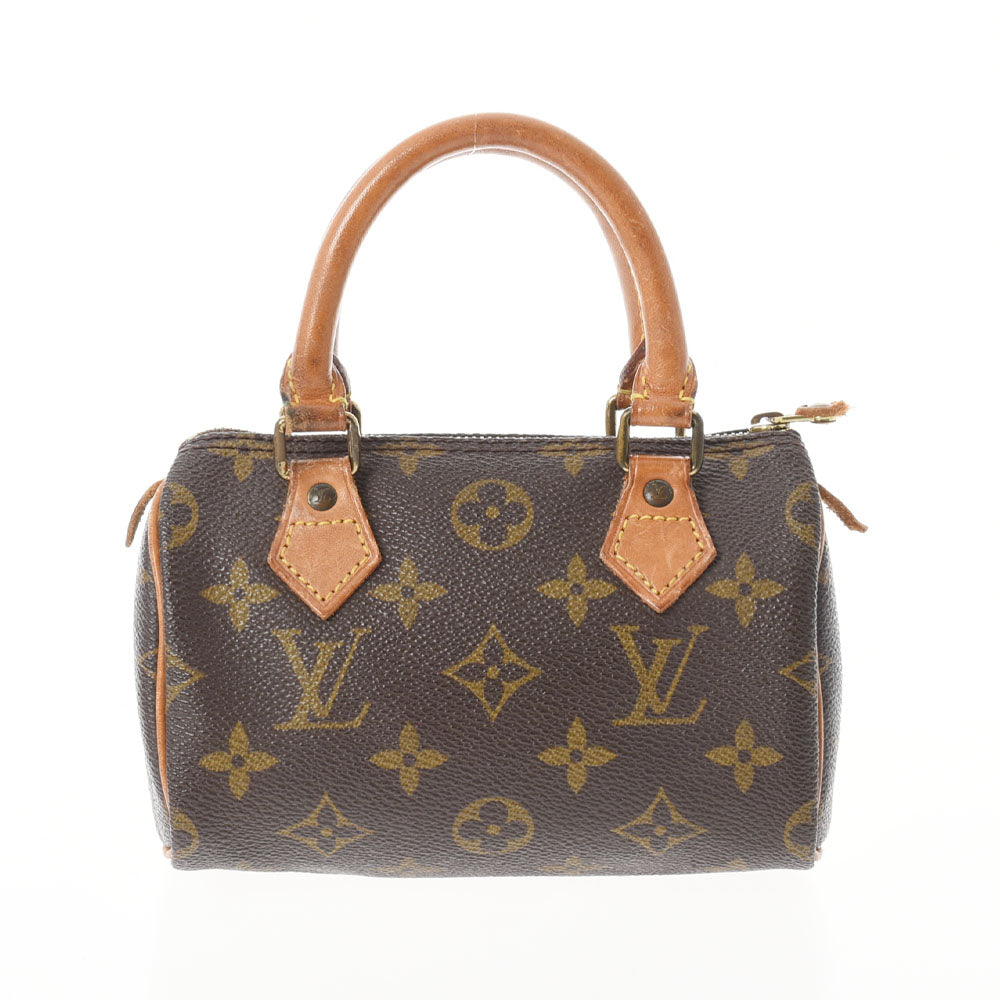 LOUIS VUITTON ルイヴィトン モノグラム ミニスピーディ ブラウン M41534 レディース モノグラムキャンバス ハンドバッグ Bランク 中古 