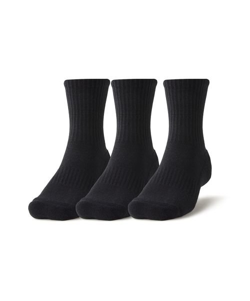 UA COTTON MID－CREW (3P)