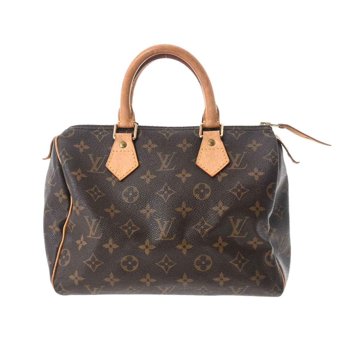 LOUIS VUITTON ルイヴィトン モノグラム スピーディ25 ブラウン M41528 レディース モノグラムキャンバス ハンドバッグ Bランク 中古 