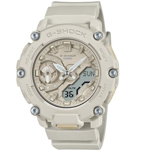 カシオ GA-2200NC-7AJF G-SHOCK ANALOG-DIGITAL Natural color 20気圧防水 スーパーイルミネーター