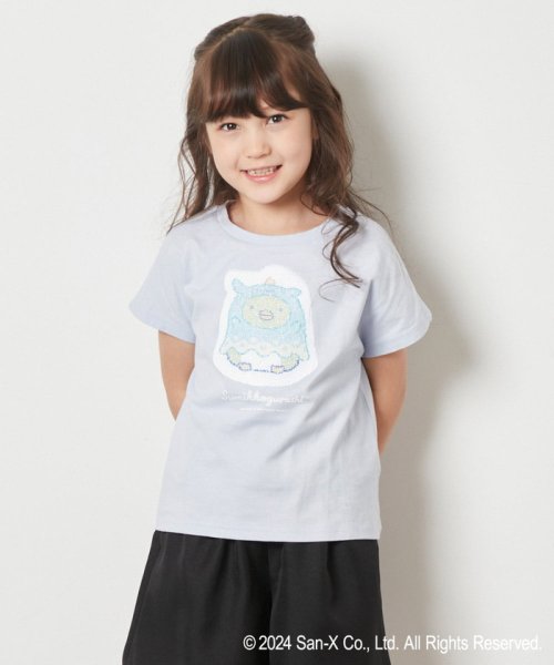 [100－140]【すみっコぐらし】リバーシブルスパンコールTシャツ