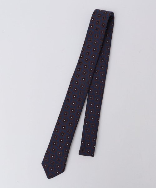 MARCEL LASSANCE: SILK/COTTON KOMON NARROW TIE