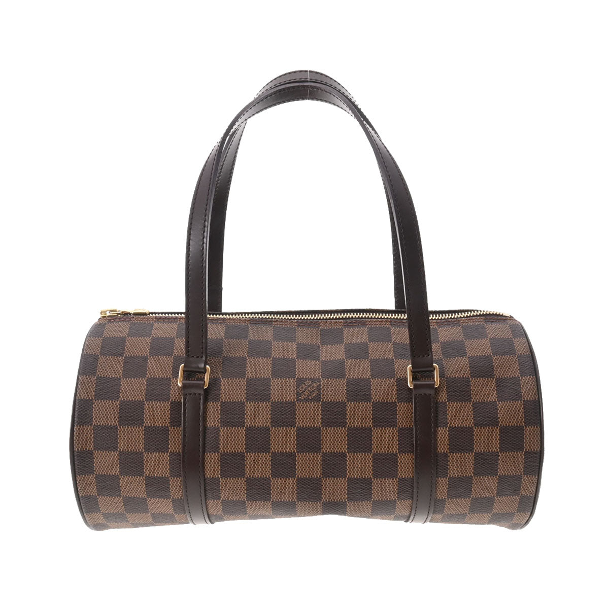 LOUIS VUITTON ルイヴィトン ダミエ パピヨンGM ブラウン N51303 レディース ダミエキャンバス ハンドバッグ 新同 中古 