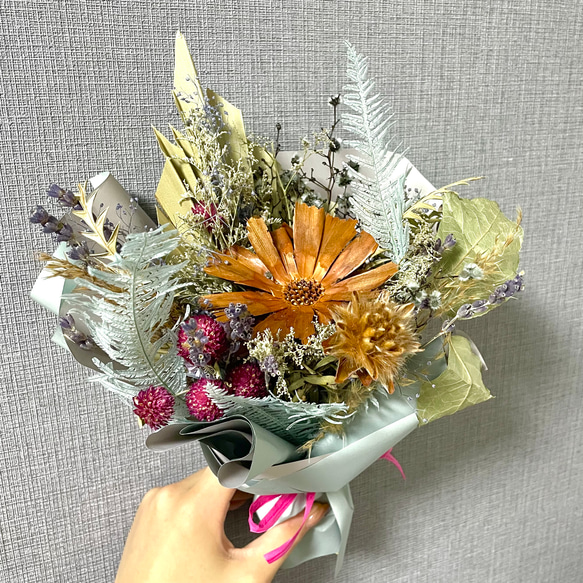 ドライフラワーbouquet 〈M〉natural(サービス品)