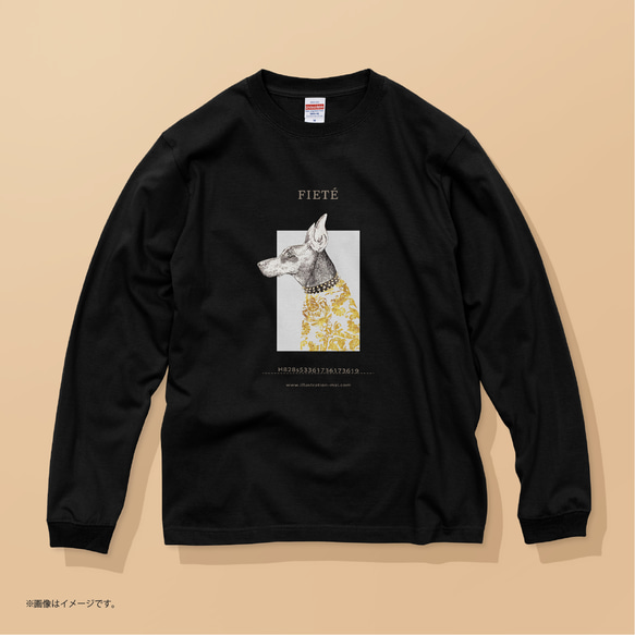 ハイクオリティー ロングTシャツ「Doberman」/送料無料