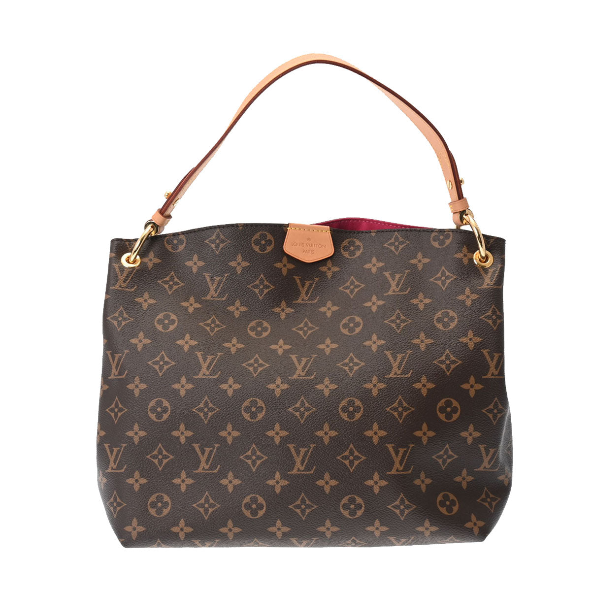 LOUIS VUITTON ルイヴィトン グレースフル PM ワンショルダーバッグ ピヴォワンヌ M43700 レディース モノグラムキャンバス ショルダーバッグ Aランク 中古 