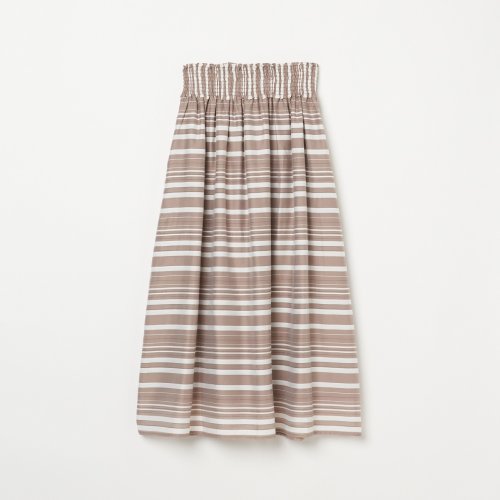 SHEER STRIPE SKIRT