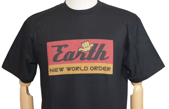 日本発！ストリート系ブランド［Earth］☆半袖Tシャツ（ブラック）