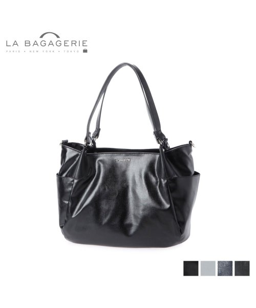 ラ バガジェリー LA BAGAGERIE バッグ ショルダーバッグ トートバッグ レディース EMAILLER 2WAY TOTE BAG M ブラック ライ