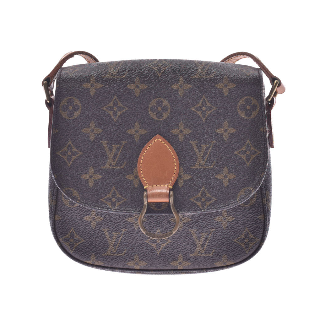 LOUIS VUITTON ルイヴィトン モノグラム ミニサンクルー ブラウン M51244 レディース モノグラムキャンバス ショルダーバッグ Bランク 中古 