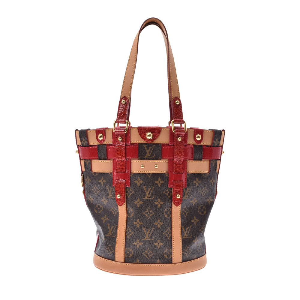 LOUIS VUITTON ルイヴィトン モノグラム ルビー ネオバケット 赤 M95613 レディース モノグラムキャンバス  トートバッグ Bランク 中古 