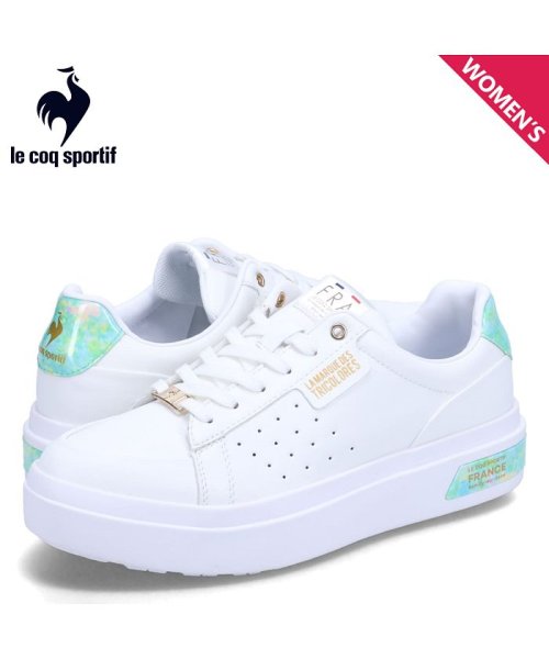 ルコック スポルティフ le coq sportif スニーカー LA セーヴル PF レディース 厚底 防水 軽量 LA SEVRES PF ホワイト 白 Q