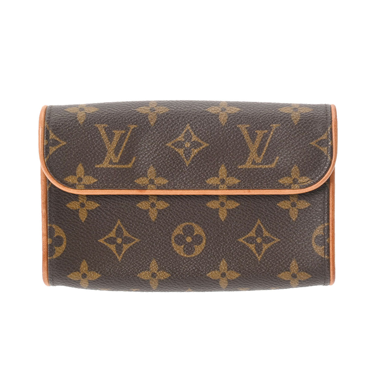 LOUIS VUITTON ルイヴィトン モノグラム ポシェットフロランティーヌ ベルトS ブラウン M51855 レディース モノグラムキャンバス ウエストバッグ Bランク 中古 