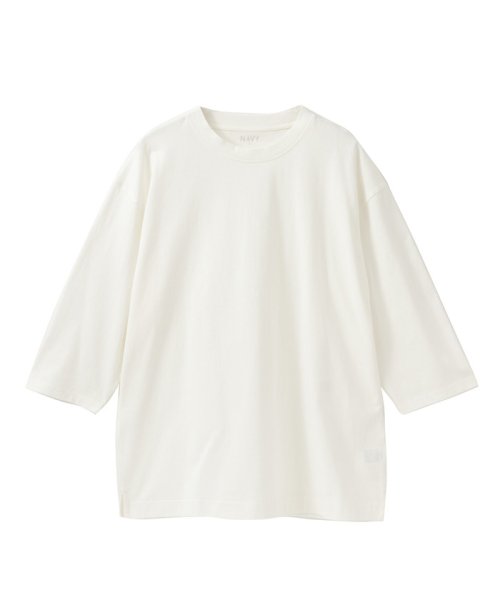 NAVY ネイビー USコットン100％ 7分袖Tシャツ CO235－MC007