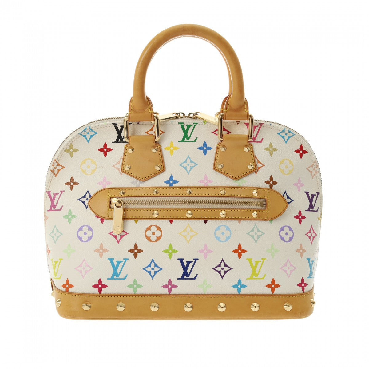 LOUIS VUITTON ルイヴィトン モノグラム アルマ ブロン M40443 レディース モノグラムマルチカラー ハンドバッグ ABランク 中古 