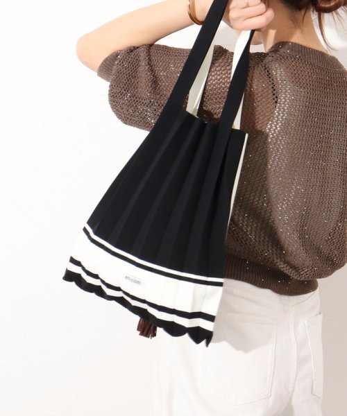 【amicom/アミコム】◇【WEB限定】 RANDAOM BORDER PLEATS