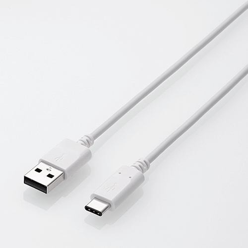 エレコム MPA-AC15NWH USB2.0ケーブル(認証品、A-C) 1.5m