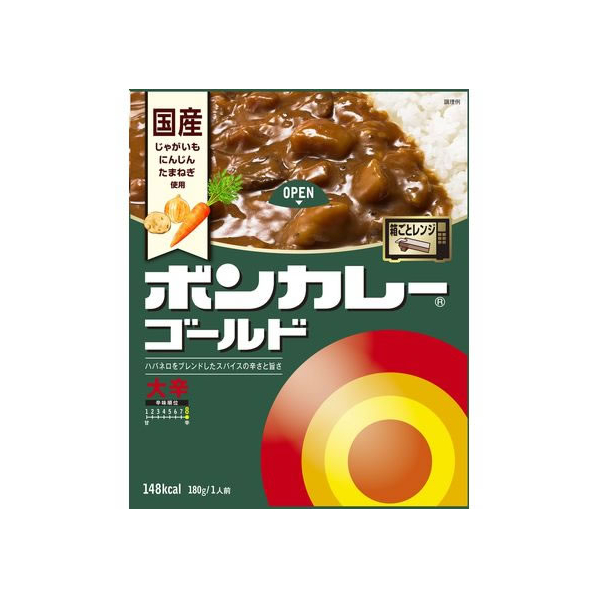 大塚食品 ボンカレーゴールド大辛180g F361624