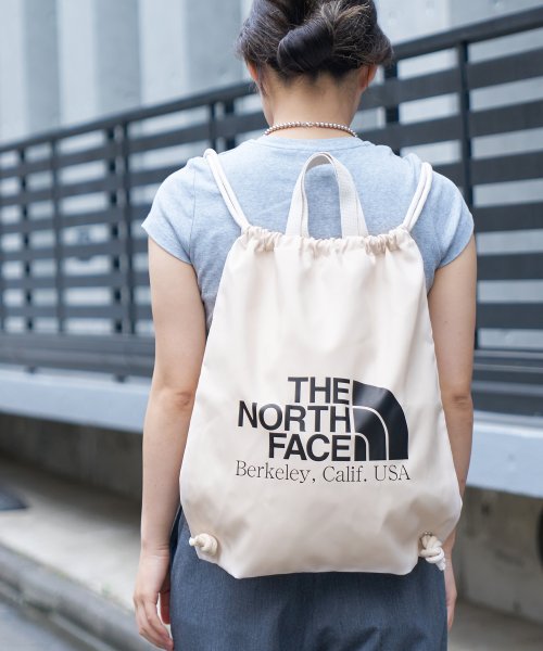 THE NORTH FACE ノースフェイス WHITE LABEL ホワイトレーベル 韓国限定 BIG LOGO STRING BAG ビッグロゴ ストリング