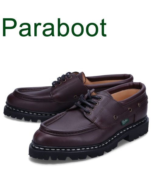 パラブーツ PARABOOT シメイ モカシン デッキシューズ メンズ CHIMEY 本革 ダーク ブラウン 200816