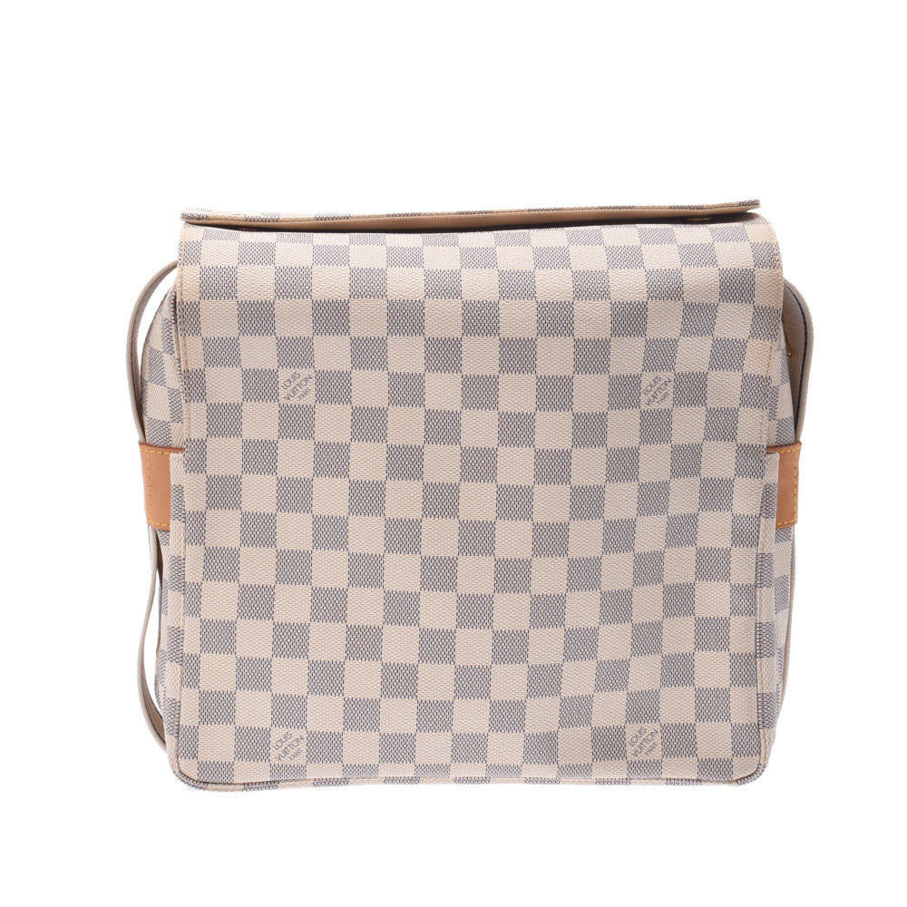 LOUIS VUITTON ルイヴィトン ダミエ アズール ナヴィグリオ 白 N51189 ユニセックス ショルダーバッグ ABランク 中古 